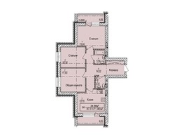 Продается 3-комнатная квартира ЖК Дивногорский, дом 22, 71.06  м², 6963880 рублей