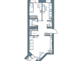 Продается 2-комнатная квартира ЖК Нижний, 51, 64.58  м&sup2;, 9622420 рублей