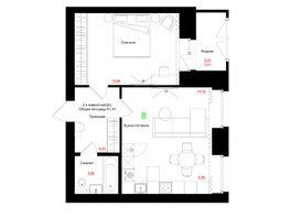Продается 2-комнатная квартира ЖК Соцветие, дом 5.4, 51.41  м², 7505860 рублей