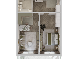 Продается 2-комнатная квартира ЖК Аллея Парк, 2 этап, 61.1 м², 7332000 рублей