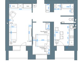 Продается 2-комнатная квартира ЖК Нижний, 51, 51.9  м&sup2;, 7733100 рублей