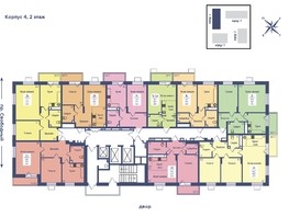 Продается 3-комнатная квартира ЖК Univers (Универс), 2 квартал, 67.1  м², 9326900 рублей
