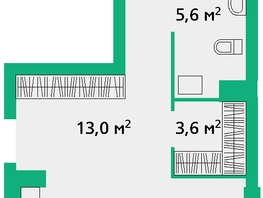 Продается 2-комнатная квартира ЖК Норма, дом 2, 71.86  м², 10779000 рублей