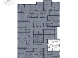 Продается 2-комнатная квартира ЖК Чижи, 45  м², 7875000 рублей