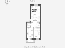 Продается 2-комнатная квартира ЖК Академгородок, дом 8, 65.86  м², 10700000 рублей