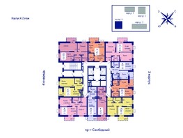 Продается 1-комнатная квартира ЖК Univers (Универс), 3 квартал, 43.7  м², 5986900 рублей
