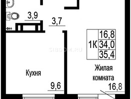 Продается Студия ЖК Подзолкова, дом 19, 35.4  м², 6088800 рублей