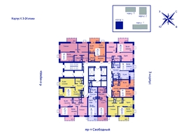 Продается 2-комнатная квартира ЖК Univers (Универс), 3 квартал, 49.9  м², 7734500 рублей