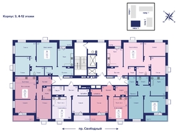 Продается 3-комнатная квартира ЖК Univers (Универс), 2 квартал, 77.5  м², 10617500 рублей