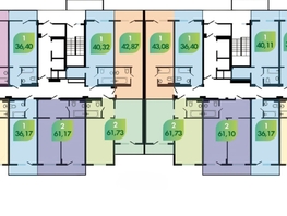 Продается 1-комнатная квартира ЖК Аллея Парк, 36.17  м², 4521250 рублей