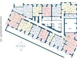 Продается 3-комнатная квартира ЖК Суриков, дом 2, 78.1 м², 12105500 рублей