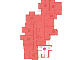 Продается 3-комнатная квартира ЖК Барбарис, 73  м², 12994000 рублей