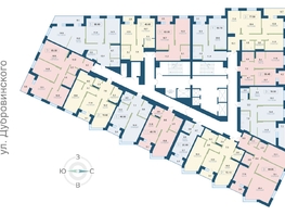 Продается 2-комнатная квартира ЖК Суриков, дом 2, 45.6 м², 8481600 рублей