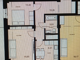 Продается 2-комнатная квартира ЖК ЛЕТО, дом 1, 55.39  м², 5800000 рублей