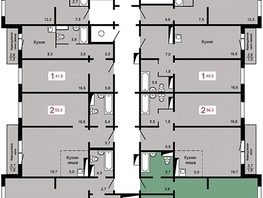 Продается 3-комнатная квартира Мичурина ул, 78.3  м², 7990000 рублей