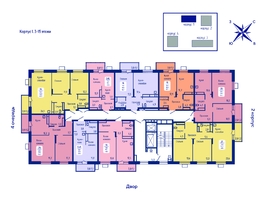 Продается 2-комнатная квартира ЖК Univers (Универс), 3 квартал, 56.2  м², 8654800 рублей