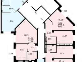 Продается 2-комнатная квартира ЖК Новые Солонцы, дом 9, 68.05  м², 8499445 рублей