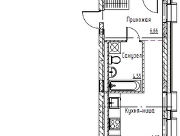Продается 3-комнатная квартира ЖК Премьер парк, 60.67  м², 9355320 рублей