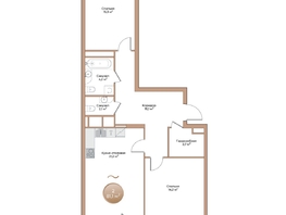 Продается 2-комнатная квартира ЖК Небо над Енисеем, 78.5 м², 11147000 рублей