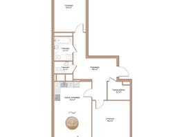 Продается 2-комнатная квартира ЖК Небо над Енисеем, 78.5  м&sup2;, 13109500 рублей