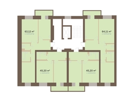 Продается 2-комнатная квартира ЖК Академгородок, дом 6, 65.9 м², 10700000 рублей