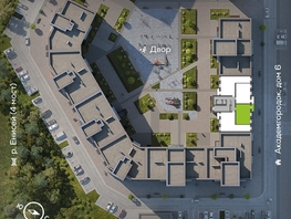 Продается 2-комнатная квартира ЖК Академгородок, дом 7, 65.2  м², 9900000 рублей
