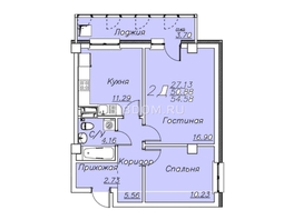 Продается 2-комнатная квартира АК Housepark (Хауспарк), 55.48 м², 7000000 рублей