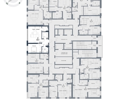Продается 2-комнатная квартира ЖК Чижи, 1 очередь (корпус 3,4), 59.4 м², 9919800 рублей