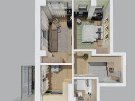 Продается 2-комнатная квартира ЖК Сосны, дом 2/2, 54.9 м², 6258600 рублей