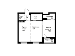 Продается 2-комнатная квартира ЖК Runway (Ранвей), 71.4  м², 11421715 рублей