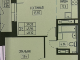 Продается 2-комнатная квартира ЖК Univers (Универс), 4 квартал, 48.2 м², 7750000 рублей