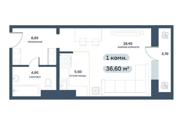 Продается Студия ЖК Белый квартал на Спандаряна, 2, 34.45  м², 5650000 рублей