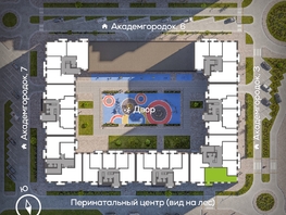 Продается 3-комнатная квартира ЖК Академгородок, дом 5, 78.5  м², 11100000 рублей
