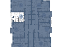 Продается 2-комнатная квартира ЖК ПОРТОВЫЙ. Речной квартал, к 1, 42.6  м², 7029000 рублей
