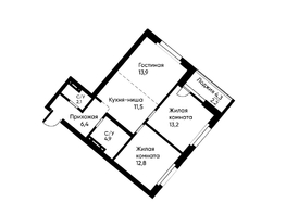 Продается 3-комнатная квартира ЖК Runway (Ранвей), 66.1  м&sup2;, 10994941 рублей