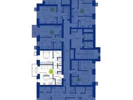 Продается 2-комнатная квартира ЖК Вита-парк, 1 оч. 4 корпус, 65.6  м&sup2;, 10496000 рублей