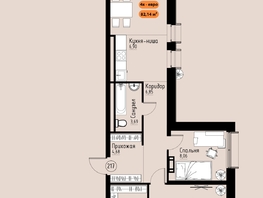Продается 4-комнатная квартира ЖК Премьер парк, 82.14  м&sup2;, 12074580 рублей
