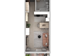 Продается Студия ЖК Аллея Парк, 1 этап, 36.17  м&sup2;, 5787200 рублей