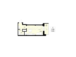 Продается Студия Аральская ул, 33.85  м&sup2;, 4230000 рублей