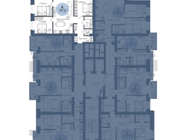 Продается 4-комнатная квартира ЖК Портовый. Речной квартал, к 2, 97  м&sup2;, 16490000 рублей