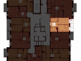 Продается 1-комнатная квартира ЖК АЙВАЗОВСКИЙ-ЕНИСЕЙ, 2, 43.99  м&sup2;, 7478300 рублей