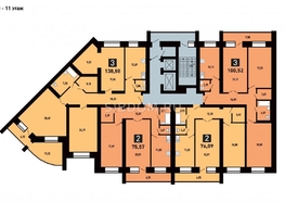 Продается 3-комнатная квартира ЖК Новелла, 139.2  м&sup2;, 15800000 рублей