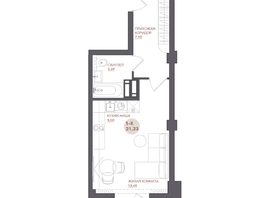 Продается Студия ЖК Звезда, 31.23  м&sup2;, 4778190 рублей