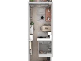 Продается Студия ЖК Аллея Парк, 1 этап, 43.08  м&sup2;, 6074280 рублей