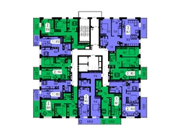 Продается 2-комнатная квартира ЖК Белые Росы, дом 28, 61.4  м&sup2;, 9700000 рублей