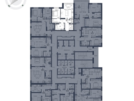 Продается 2-комнатная квартира ЖК Чижи, 1 очередь (корпус 1,2), 56.1  м&sup2;, 9424800 рублей