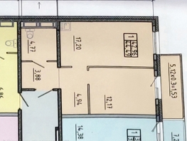 Продается 2-комнатная квартира ЖК Аринский, дом 2 корпус 3, 44.4  м&sup2;, 5700000 рублей