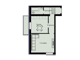 Продается 1-комнатная квартира ЖК Космос, 46  м&sup2;, 7500000 рублей