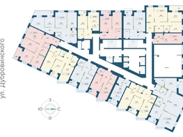 Продается 3-комнатная квартира ЖК Суриков, дом 1, 86.1  м&sup2;, 17650500 рублей