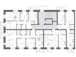 Продается 4-комнатная квартира ЖК Юдинский, дом 1.1, 100.25  м&sup2;, 14987375 рублей